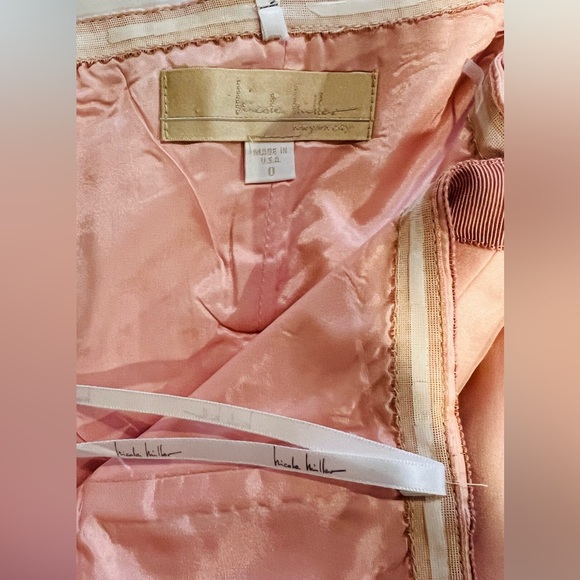 Nicole Miller Pink A-Line Knee-Length Skirt for Work - Picture 3 of 3